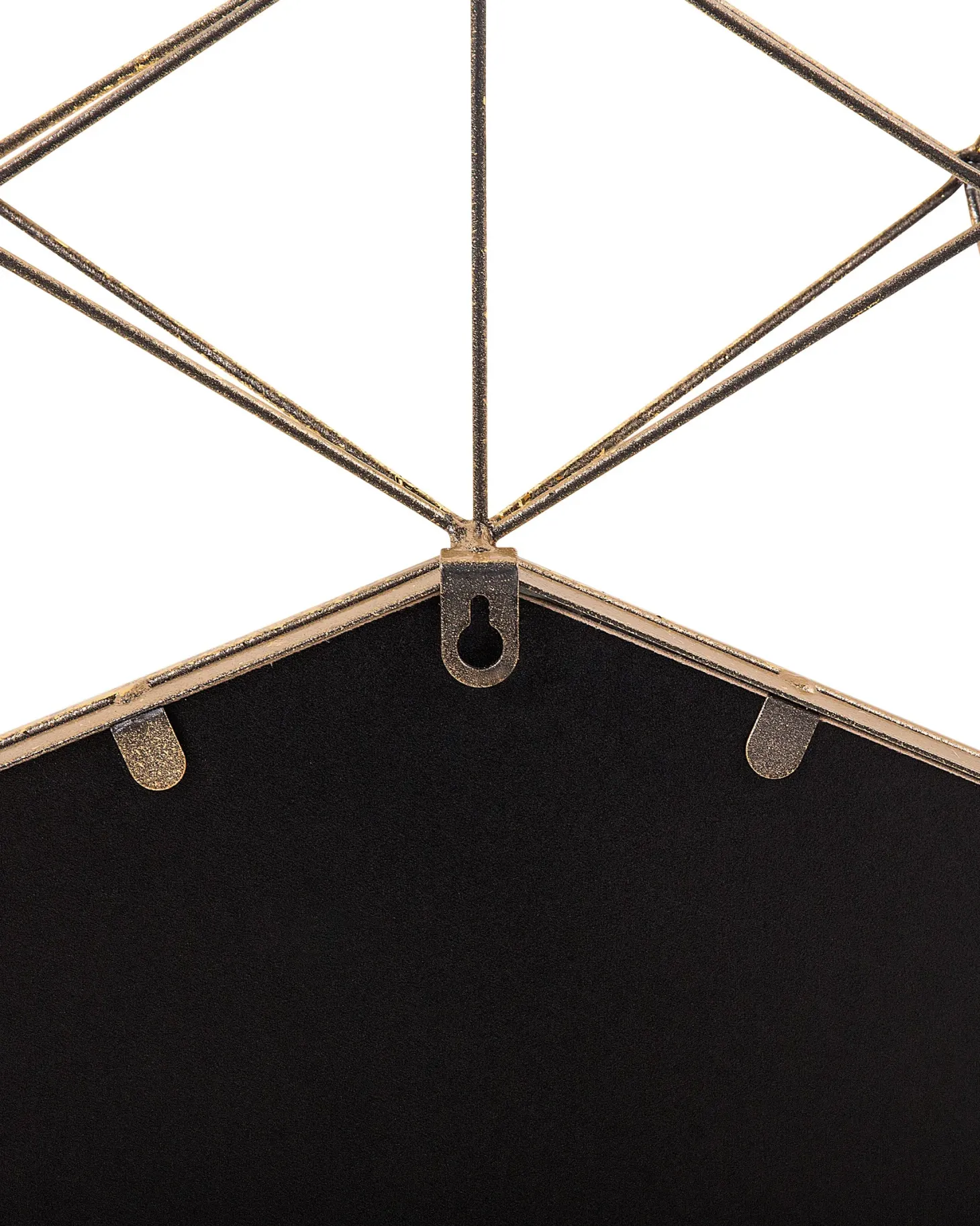 Lustro ścienne GAILLAC 80 cm 80 cm Metal Złoty