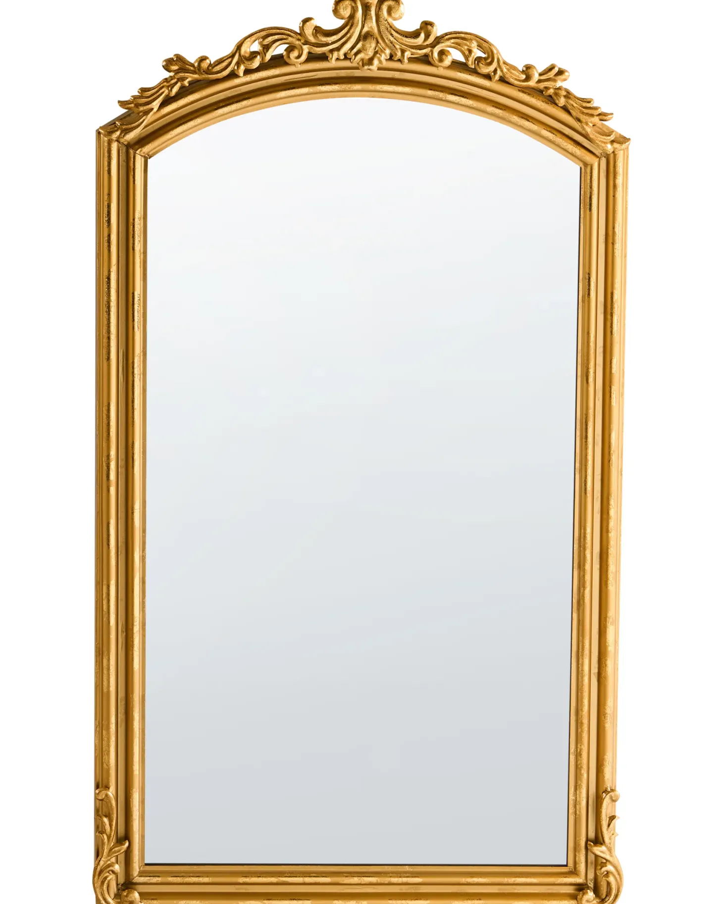 Lustro ścienne GORGES 55 cm 96 cm Metal Złoty