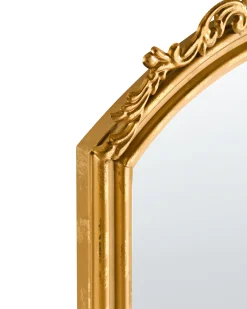 Lustro ścienne GORGES 55 cm 96 cm Metal Złoty