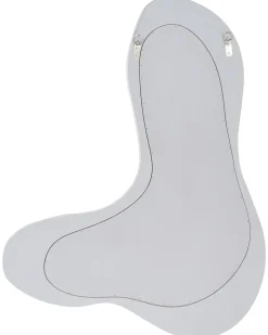 Lustro ścienne GUICLAN 61 cm 83 cm Biały
