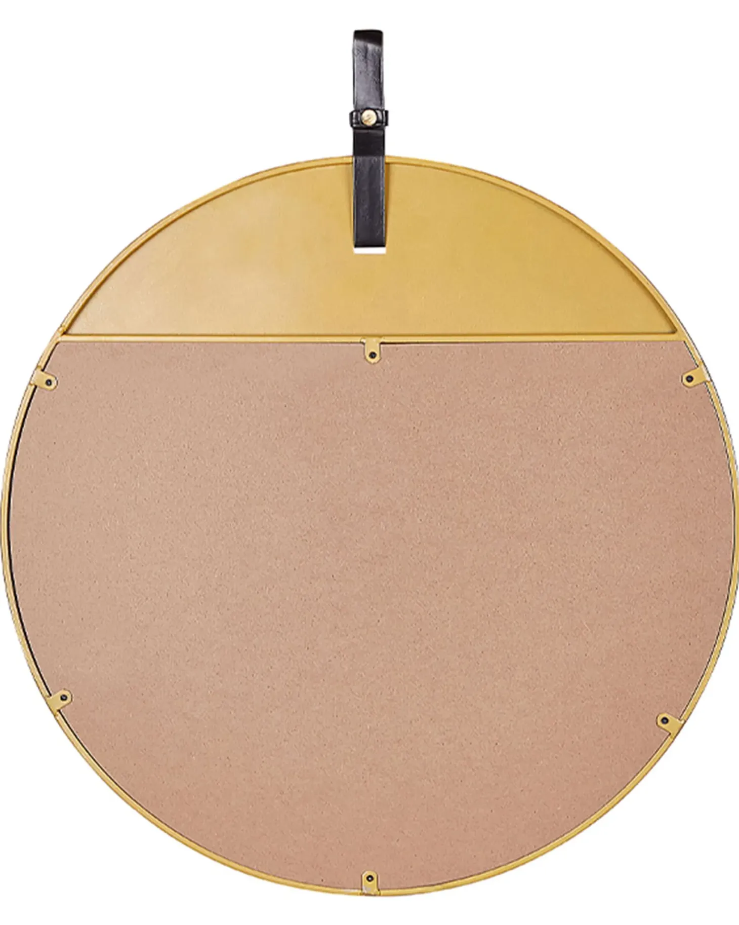 Lustro ścienne GURS 60 cm 60 cm Metal Złoty