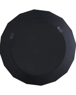 Lustro ścienne HABAY 70 cm 70 cm Srebrny