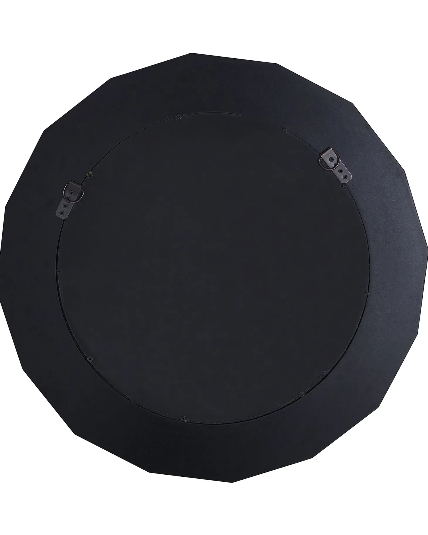 Lustro ścienne HABAY 70 cm 70 cm Srebrny