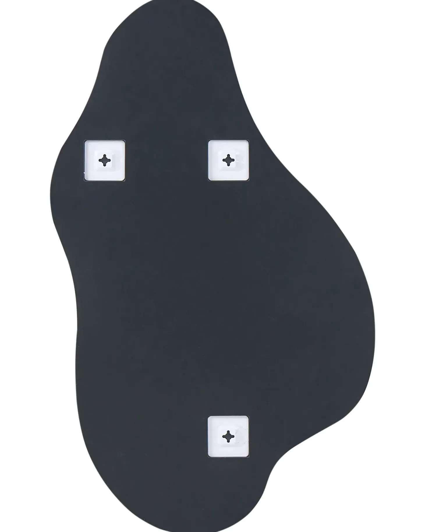 Lustro ścienne HERRY 46 cm 76 cm Srebrny