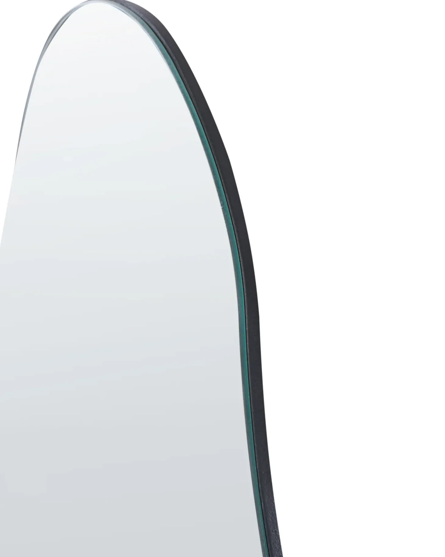 Lustro ścienne HERRY 46 cm 76 cm Srebrny