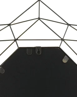 Lustro ścienne HILLION 60 cm 60 cm Metal Złoty