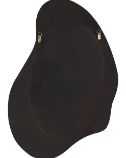 Lustro ścienne HOURTIN 68 cm 100 cm Drewno Brązowy