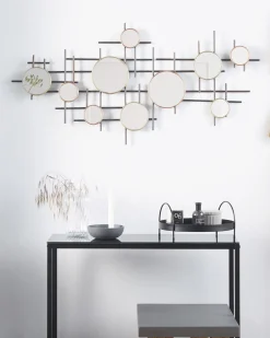 Lustro ścienne IBOS 113 cm 55 cm Metal Czarny