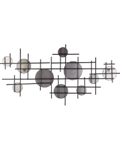 Lustro ścienne IBOS 113 cm 55 cm Metal Czarny