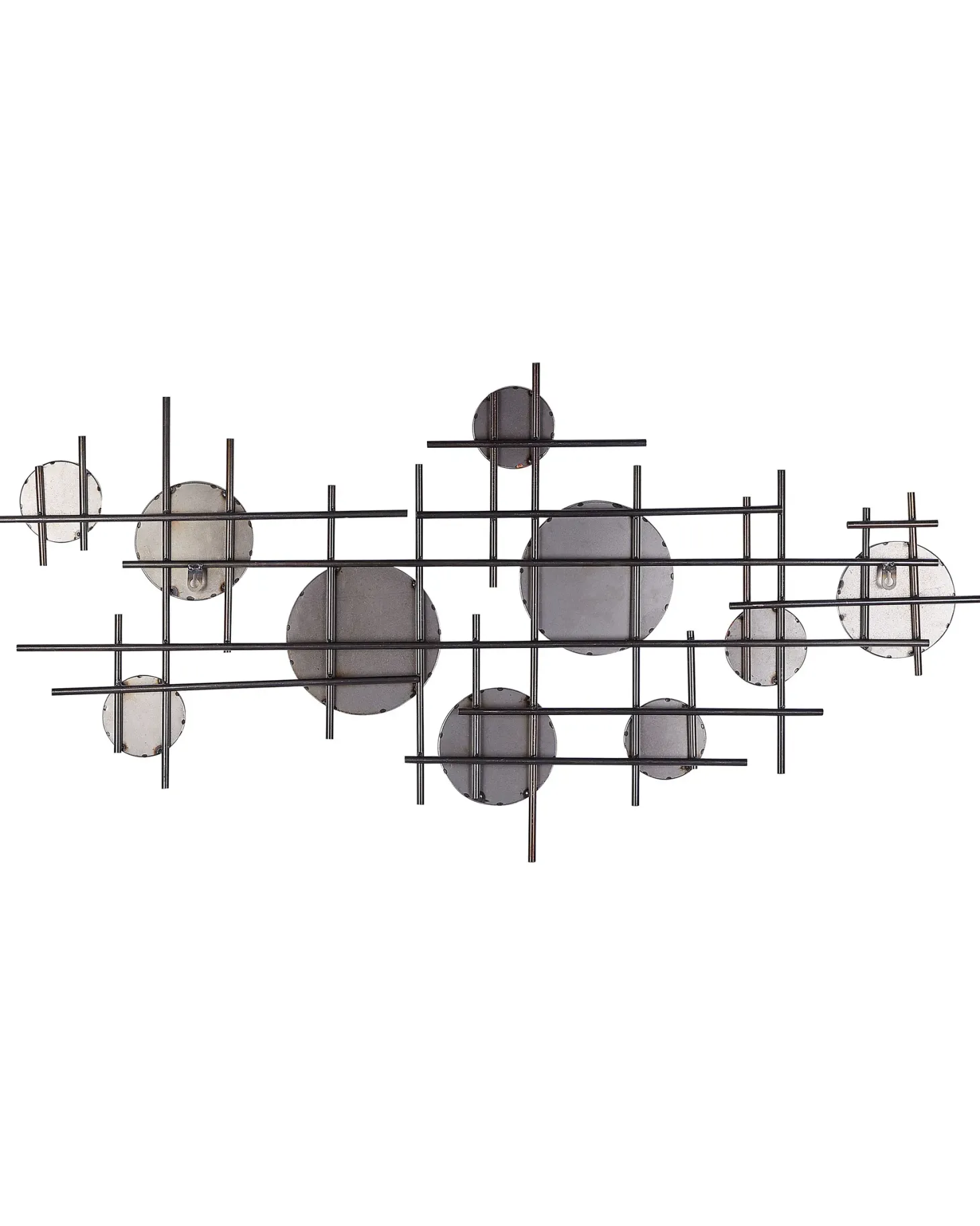 Lustro ścienne IBOS 113 cm 55 cm Metal Czarny