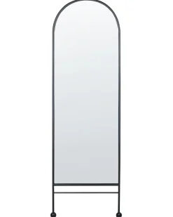 Lustro ścienne JARNAGES 45 cm 145 cm Metal Czarny