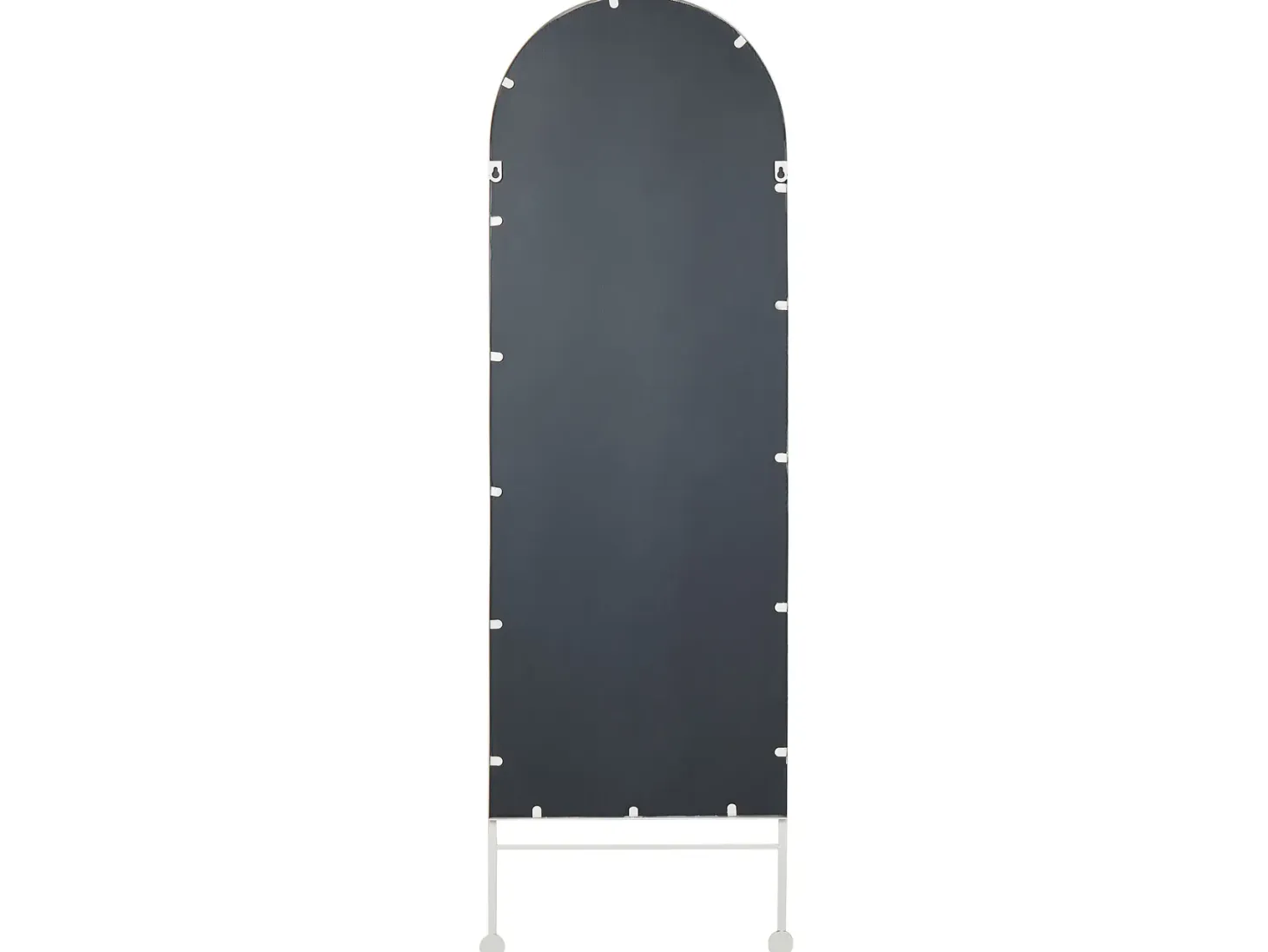 Lustro ścienne JARNAGES 45 cm 145 cm Metal Biały