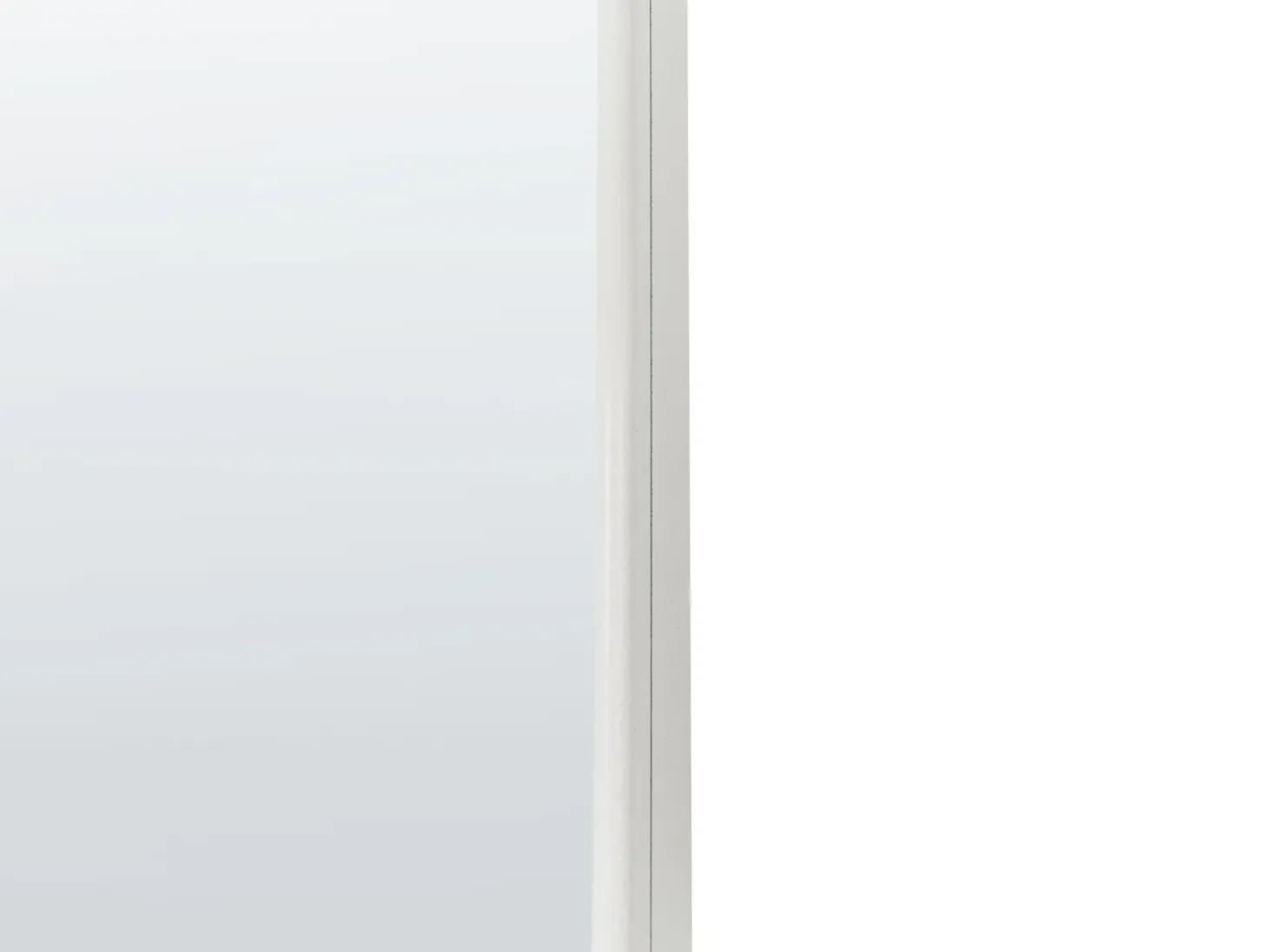 Lustro ścienne JARNAGES 45 cm 145 cm Metal Biały