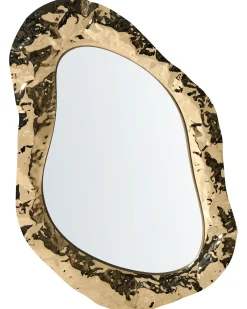 Lustro ścienne JOSSIGNY 52 cm 79 cm Złoty