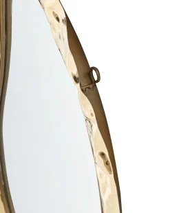 Lustro ścienne JOSSIGNY 52 cm 79 cm Złoty