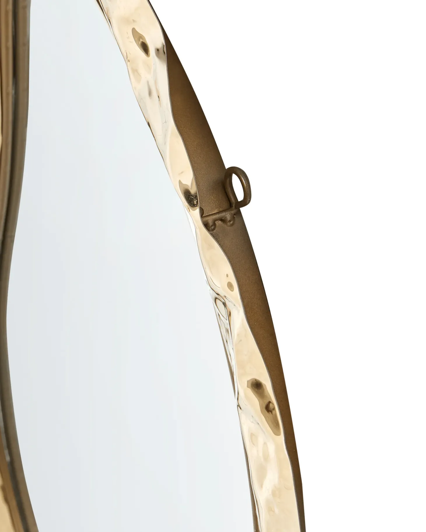 Lustro ścienne JOSSIGNY 52 cm 79 cm Złoty