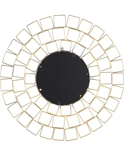 Lustro ścienne LABRIT 90 cm 90 cm Metal Złoty