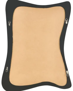 Lustro ścienne LANESTER 70 cm 100 cm Czarny