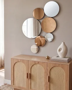 Lustro ścienne LAXOU 57 cm 90 cm Miedziany