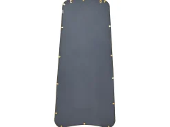 Lustro ścienne LEVET 58 cm 122 cm Metal Złoty