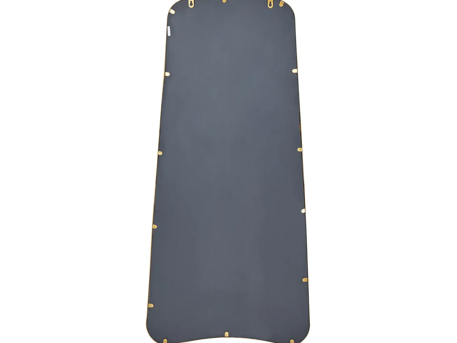 Lustro ścienne LEVET 58 cm 122 cm Metal Złoty