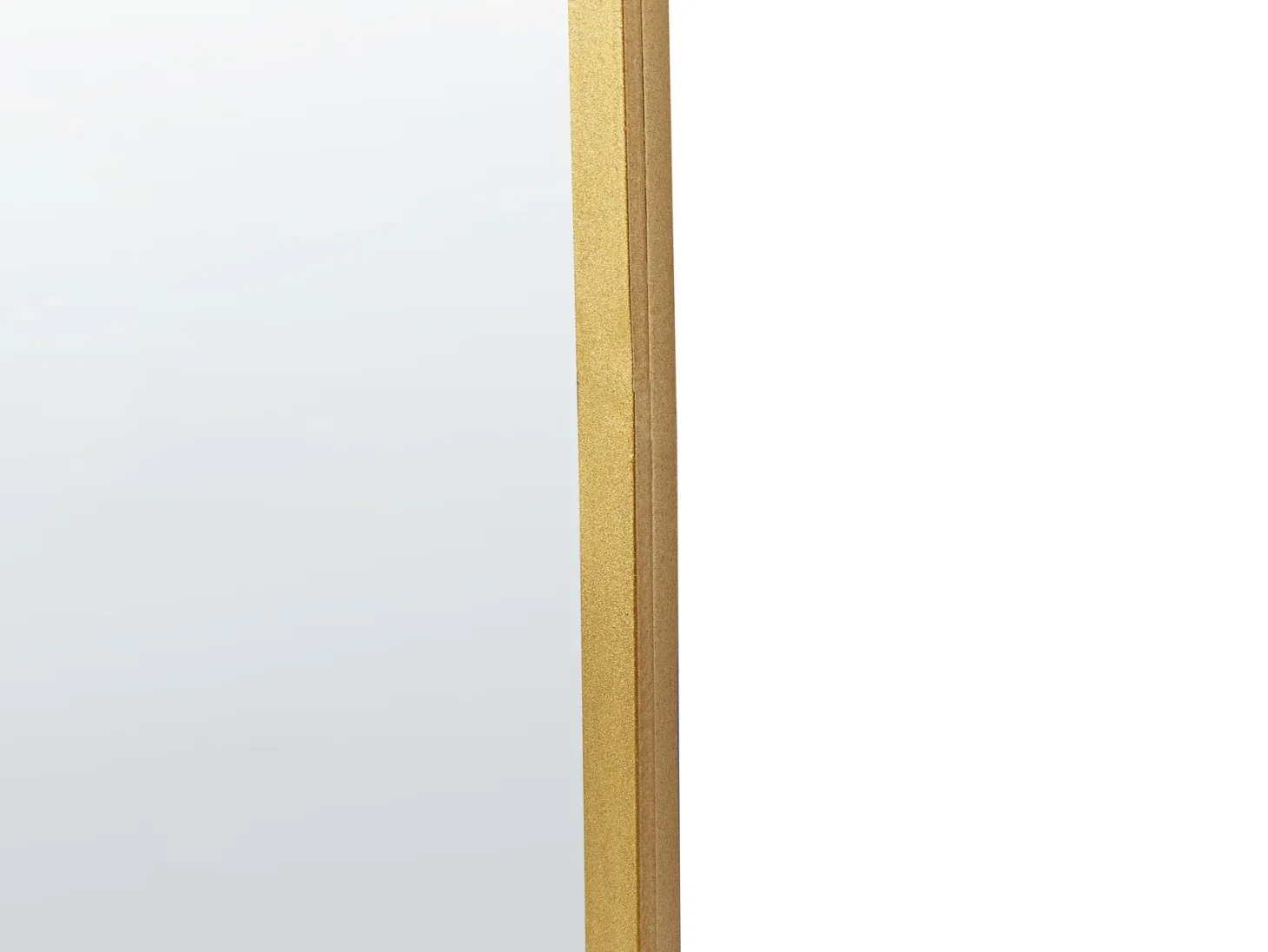 Lustro ścienne LEVET 58 cm 122 cm Metal Złoty