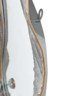 Lustro ścienne LINAS 51 cm 67 cm Szary
