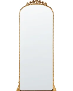 Lustro ścienne LIVRY 51 cm 114 cm Metal Złoty
