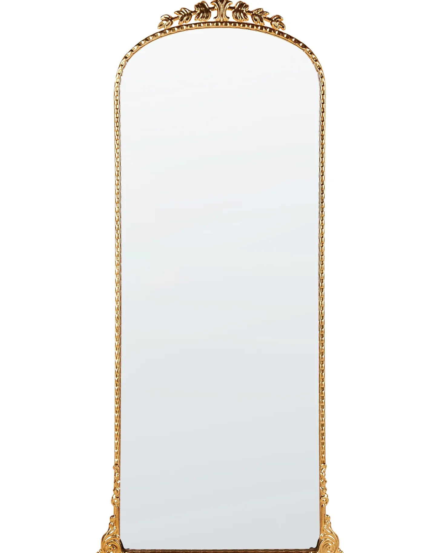 Lustro ścienne LIVRY 51 cm 114 cm Metal Złoty