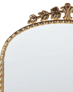 Lustro ścienne LIVRY 51 cm 114 cm Metal Złoty