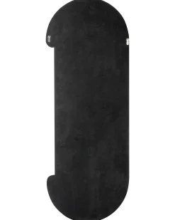 Lustro ścienne LOCHES 54 cm 158 cm Welur Czarny