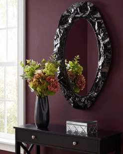Lustro ścienne LOGNES 56 cm 95 cm Czarny