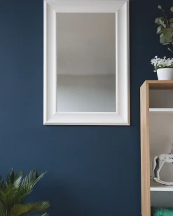 Lustro ścienne LUNEL 60 cm 90 cm Biały