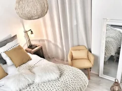 Lustro ścienne LUNEL 51 cm 141 cm Biały