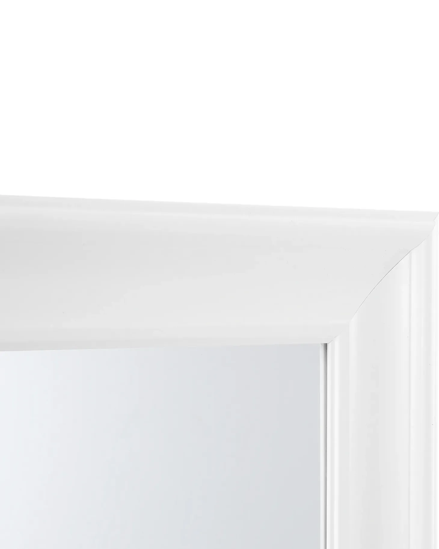Lustro ścienne LUNEL 51 cm 141 cm Biały