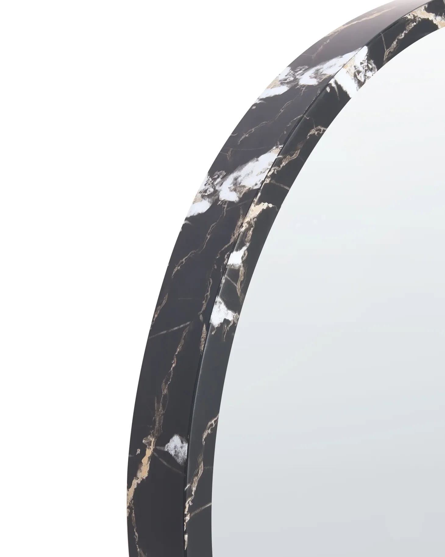 Lustro ścienne MARTEL 69 cm 69 cm Czarny