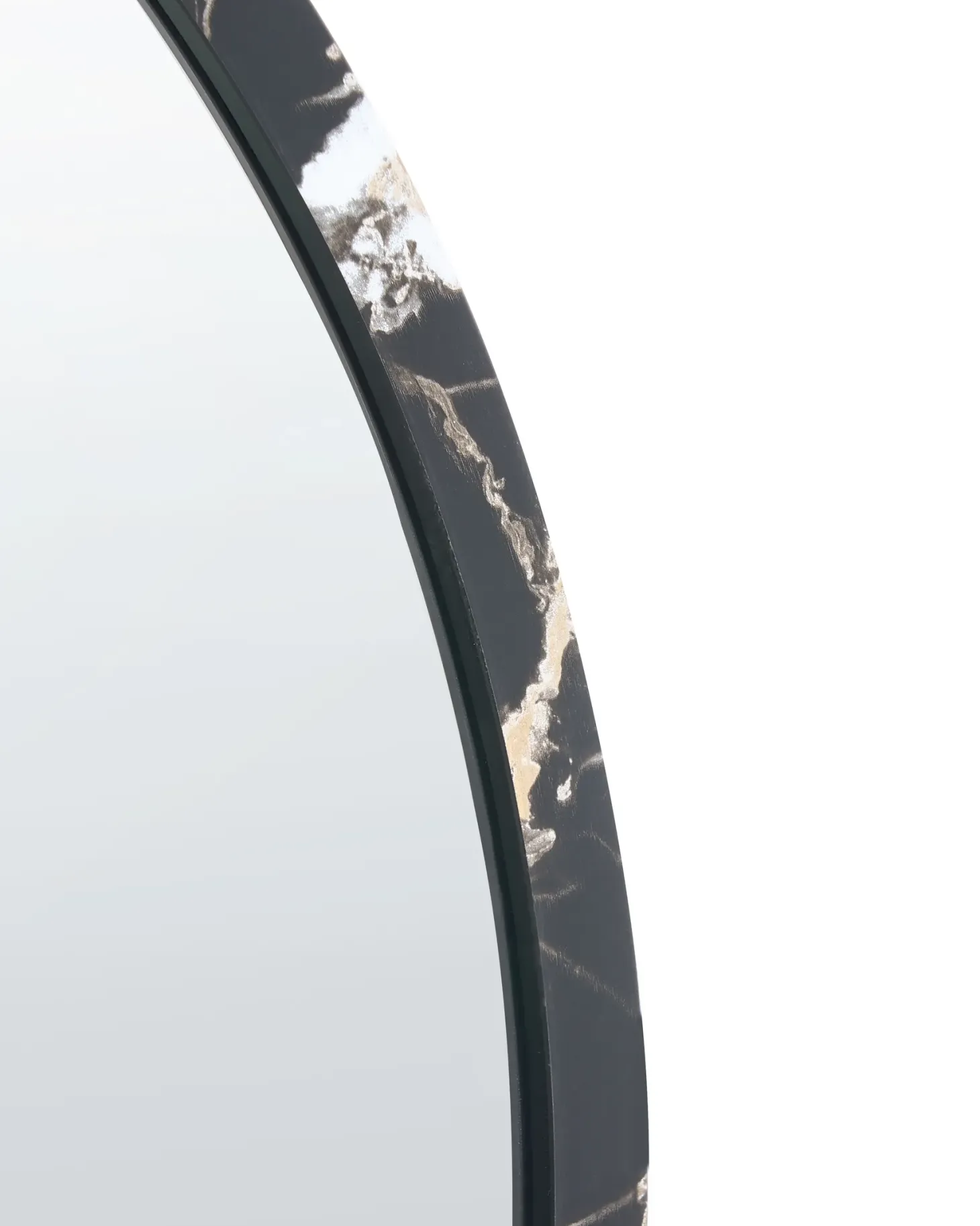 Lustro ścienne MARTEL 69 cm 69 cm Czarny