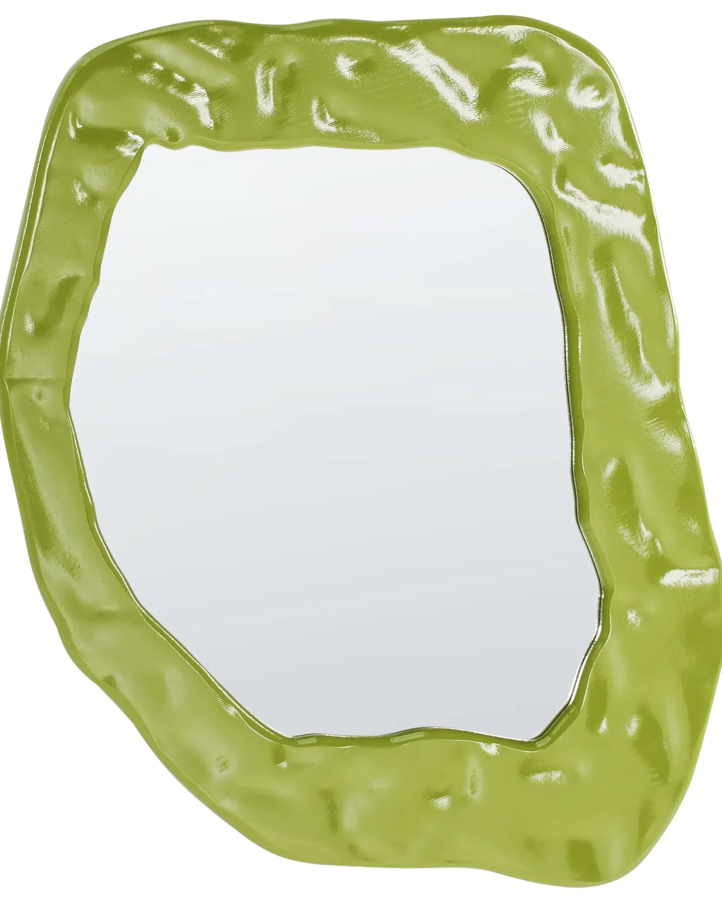 Lustro ścienne MARTYRE 57 cm 74 cm Zielony