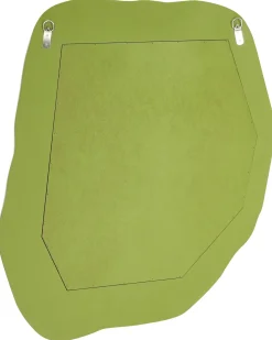 Lustro ścienne MARTYRE 57 cm 74 cm Zielony