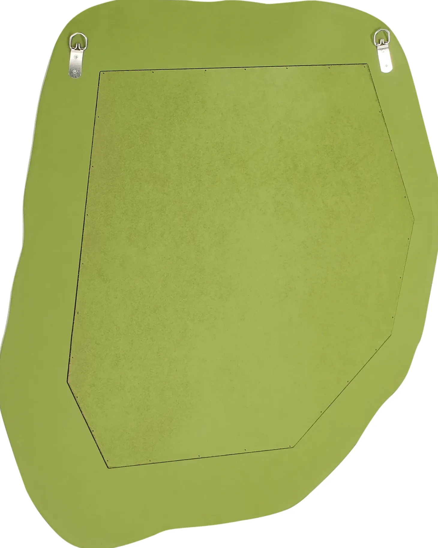 Lustro ścienne MARTYRE 57 cm 74 cm Zielony