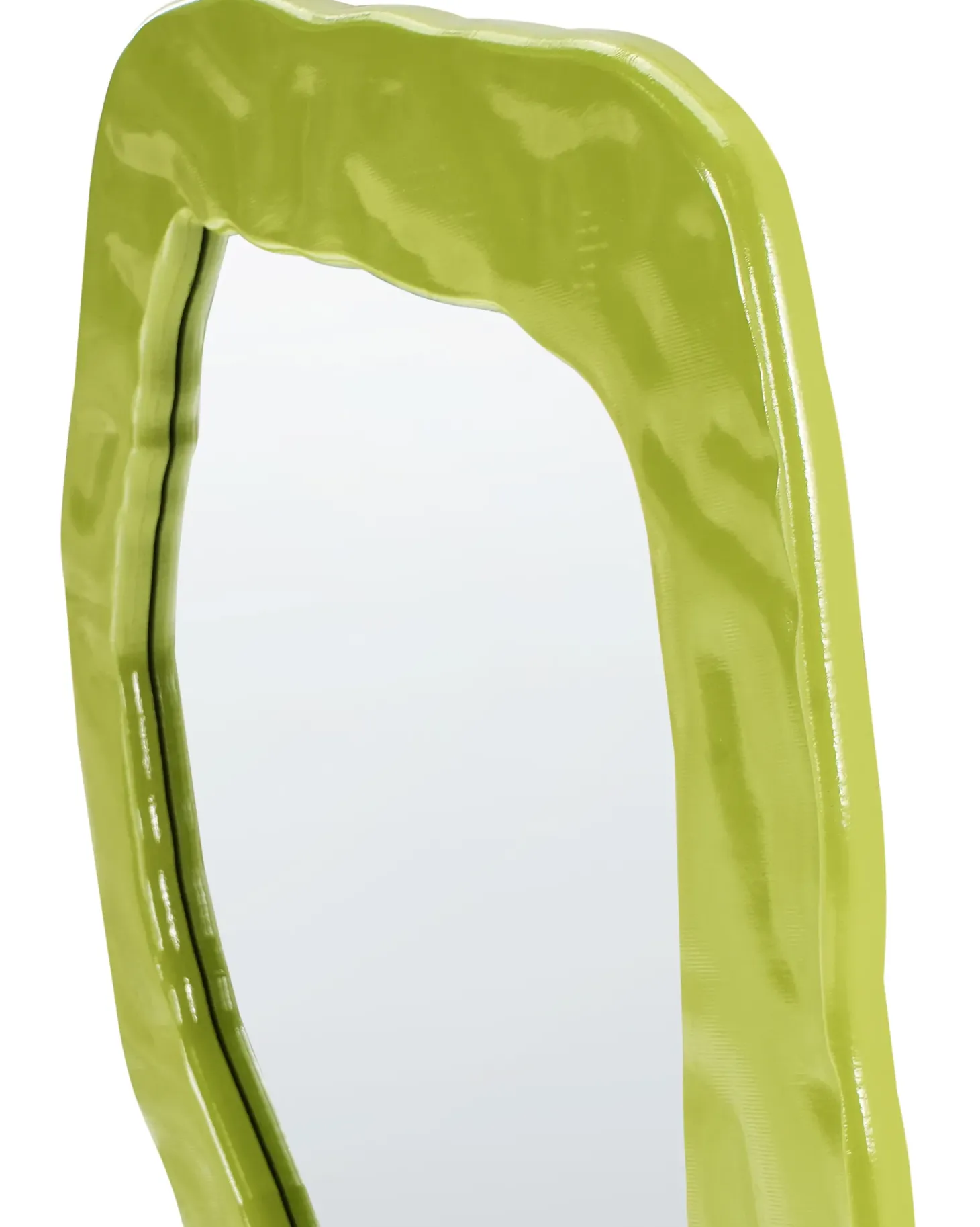 Lustro ścienne MARTYRE 57 cm 74 cm Zielony
