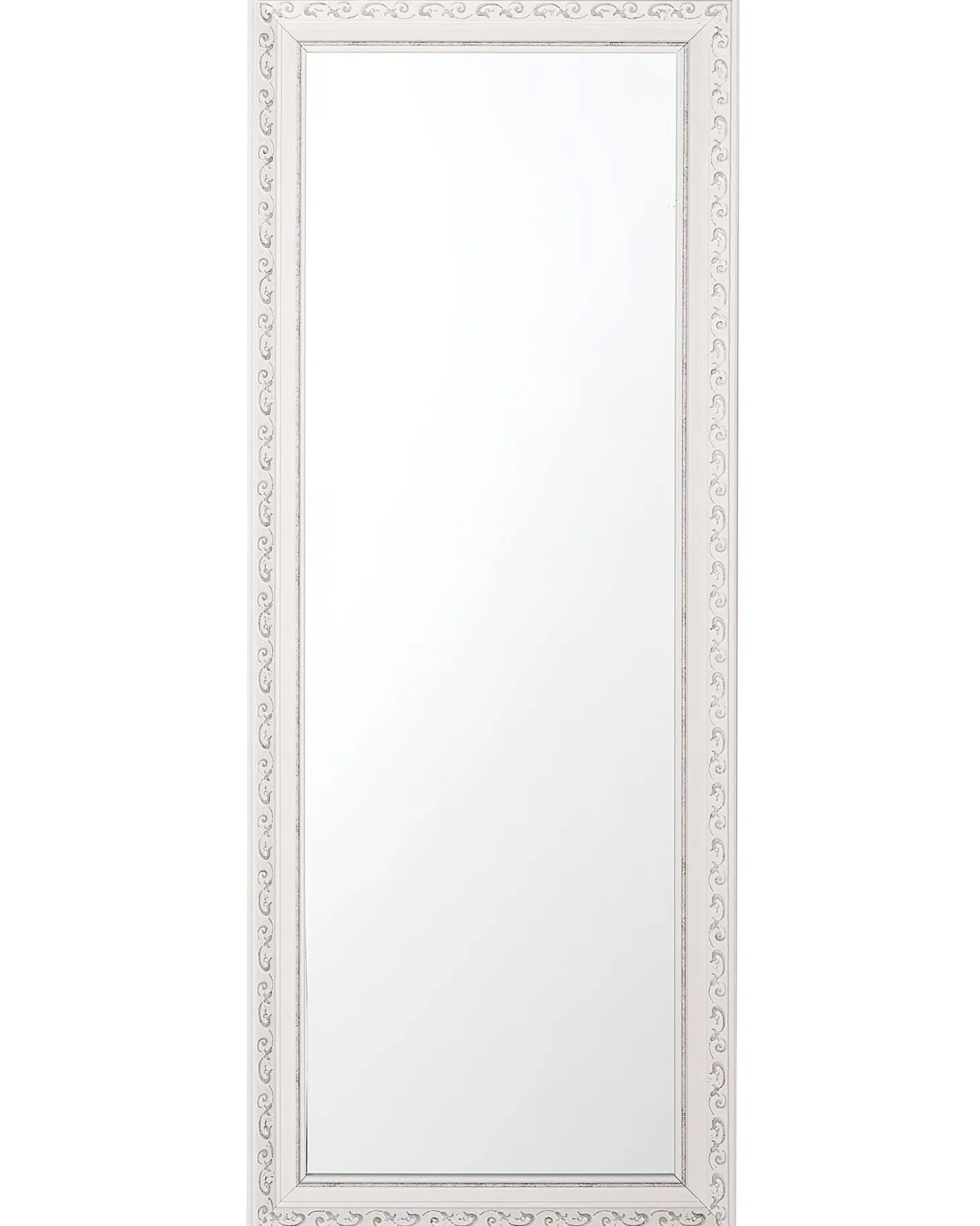 Lustro ścienne MAULEON 50 cm 130 cm Złamana biel