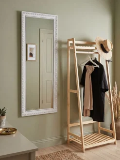 Lustro ścienne MAULEON 50 cm 130 cm Złamana biel