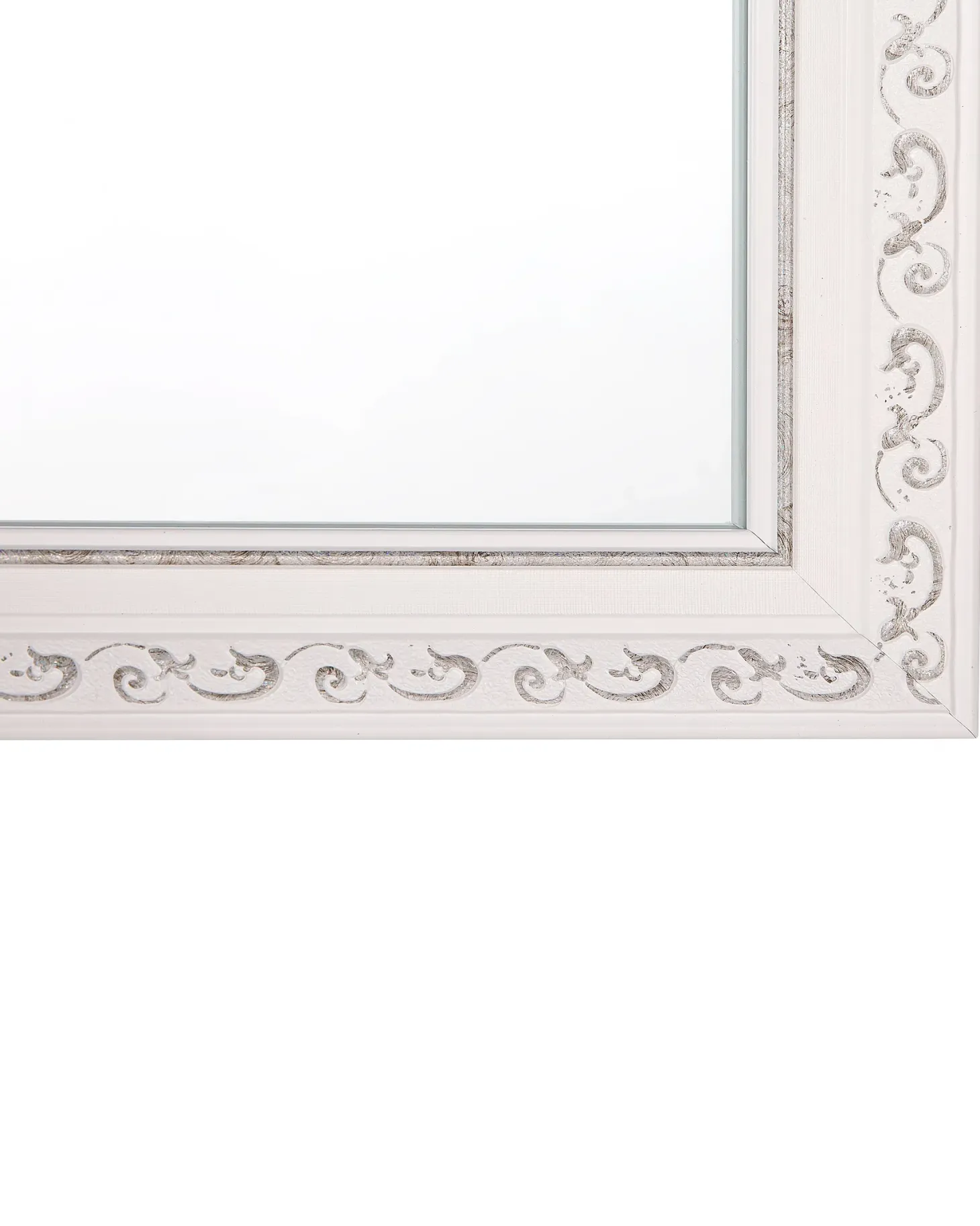Lustro ścienne MAULEON 50 cm 130 cm Złamana biel