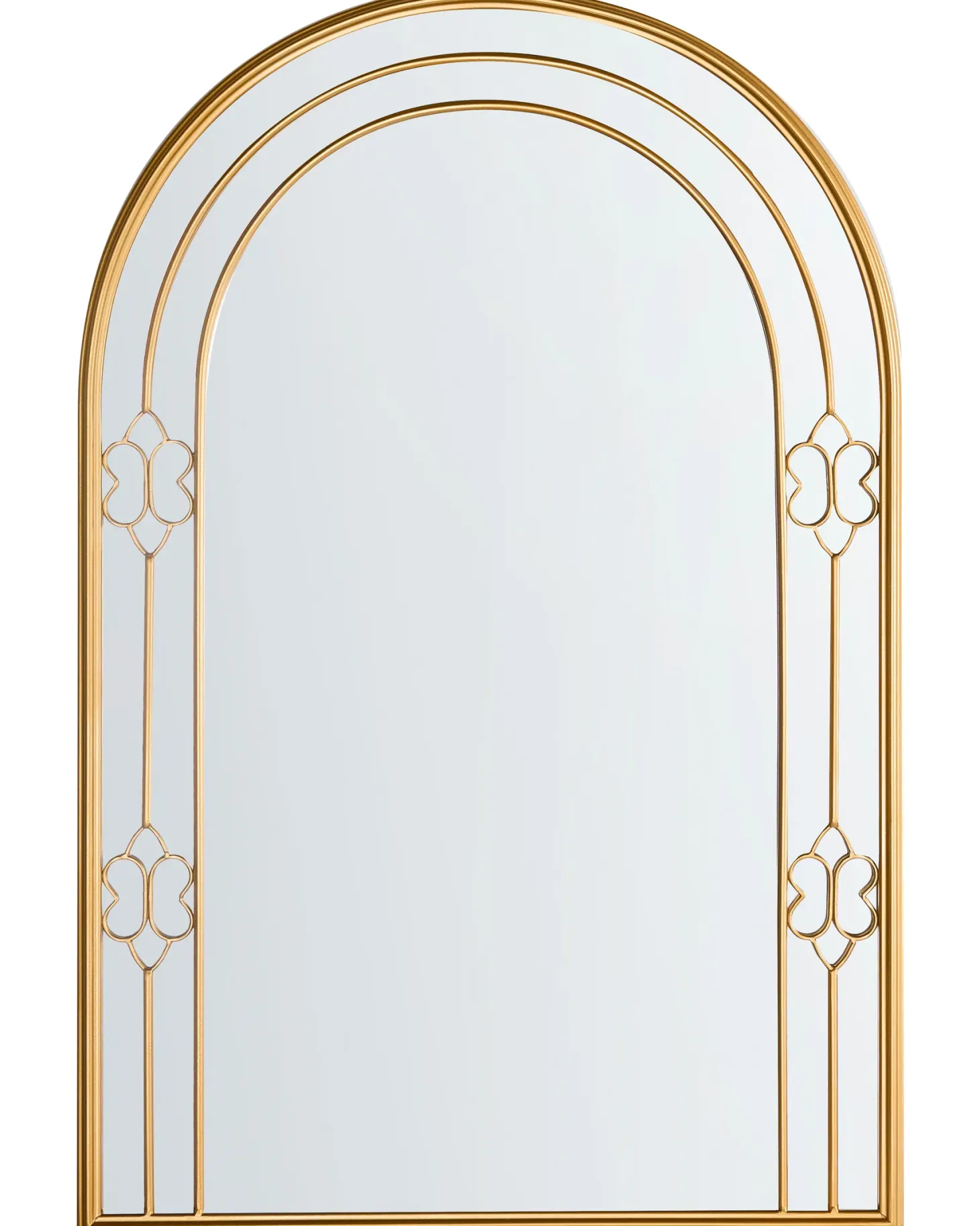 Lustro ścienne MAUTRE 66 cm 98 cm Złoty