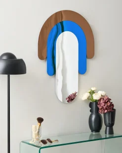 Lustro ścienne MESPAUL 60 cm 80 cm Kolorowy