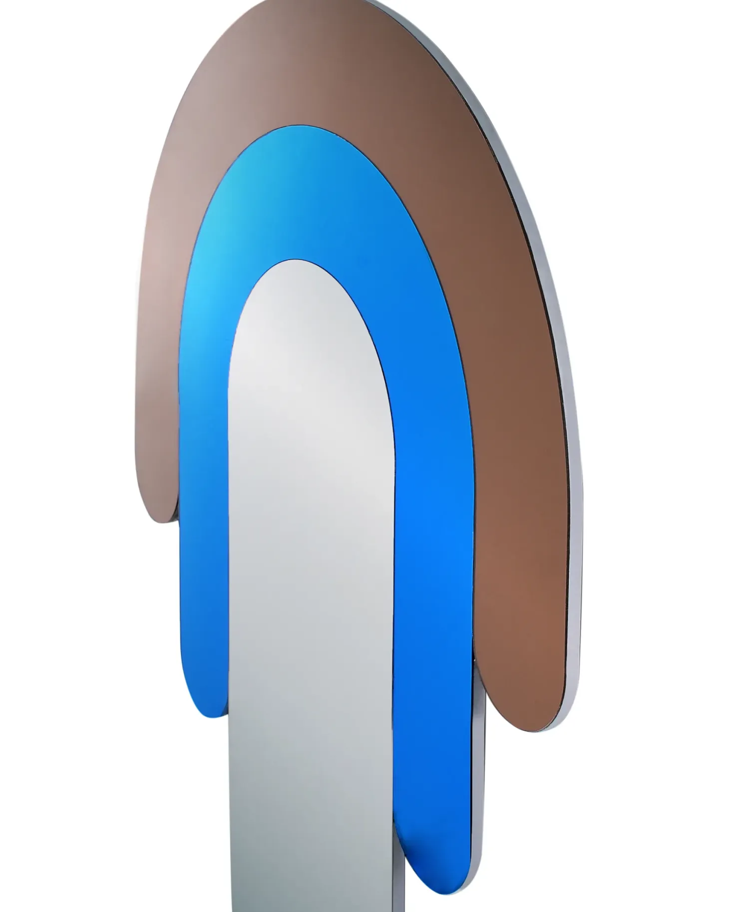 Lustro ścienne MESPAUL 60 cm 80 cm Kolorowy
