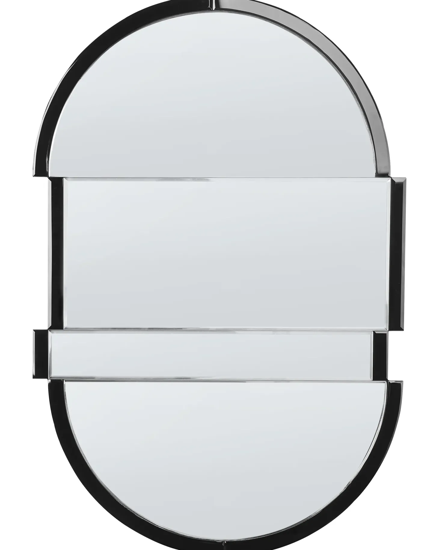 Lustro ścienne MICHERY 60 cm 90 cm Czarny