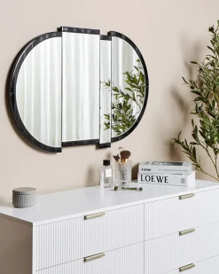 Lustro ścienne MICHERY 60 cm 90 cm Czarny