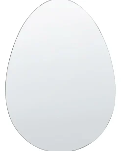 Lustro ścienne MONTRESOR 50 cm 70 cm Srebrny